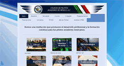 Desktop Screenshot of colegiodepilotos.org