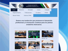 Tablet Screenshot of colegiodepilotos.org